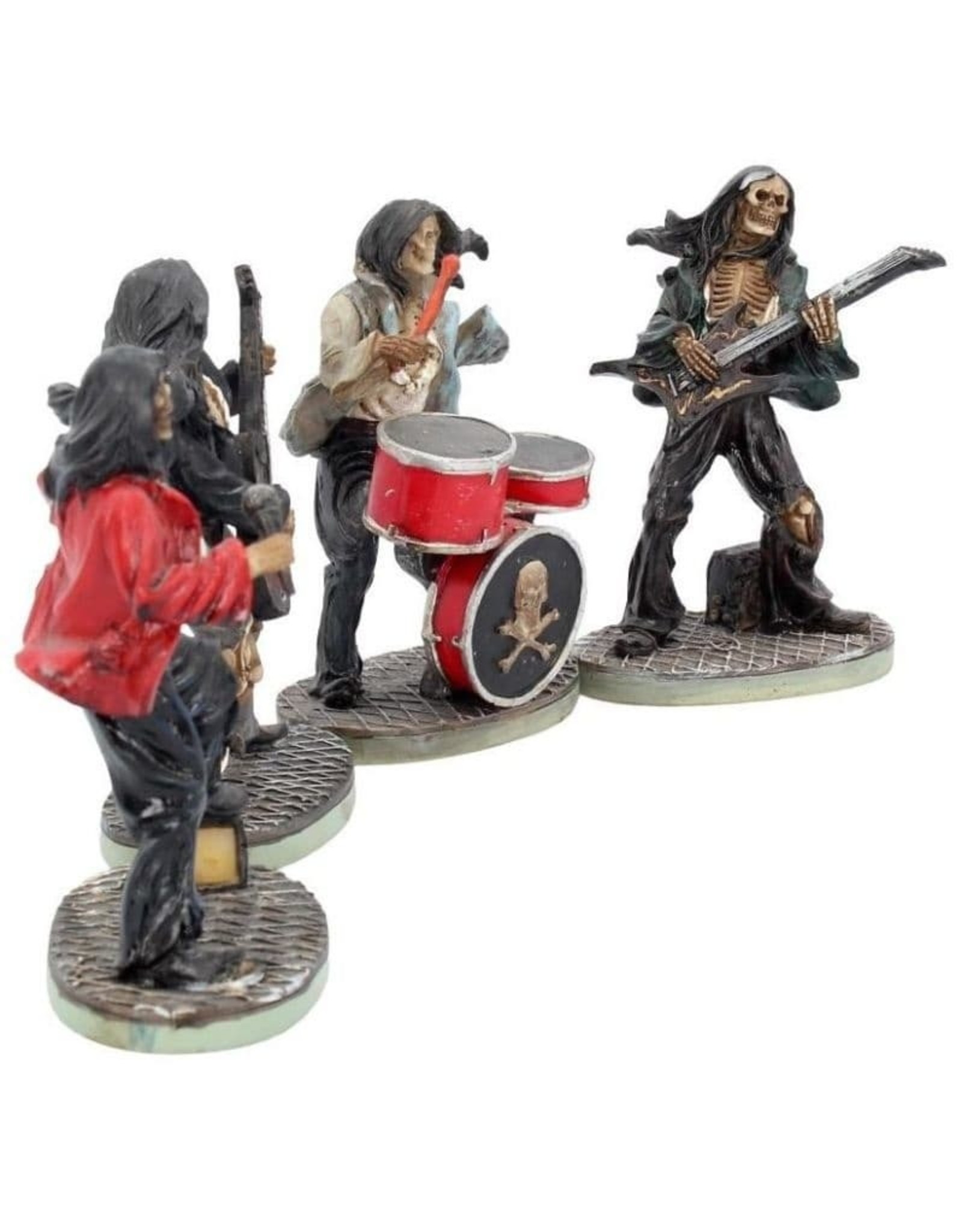 NemesisNow Collectables - One Hell of a Band - Rock band set of 4 figurines Nemesis Now