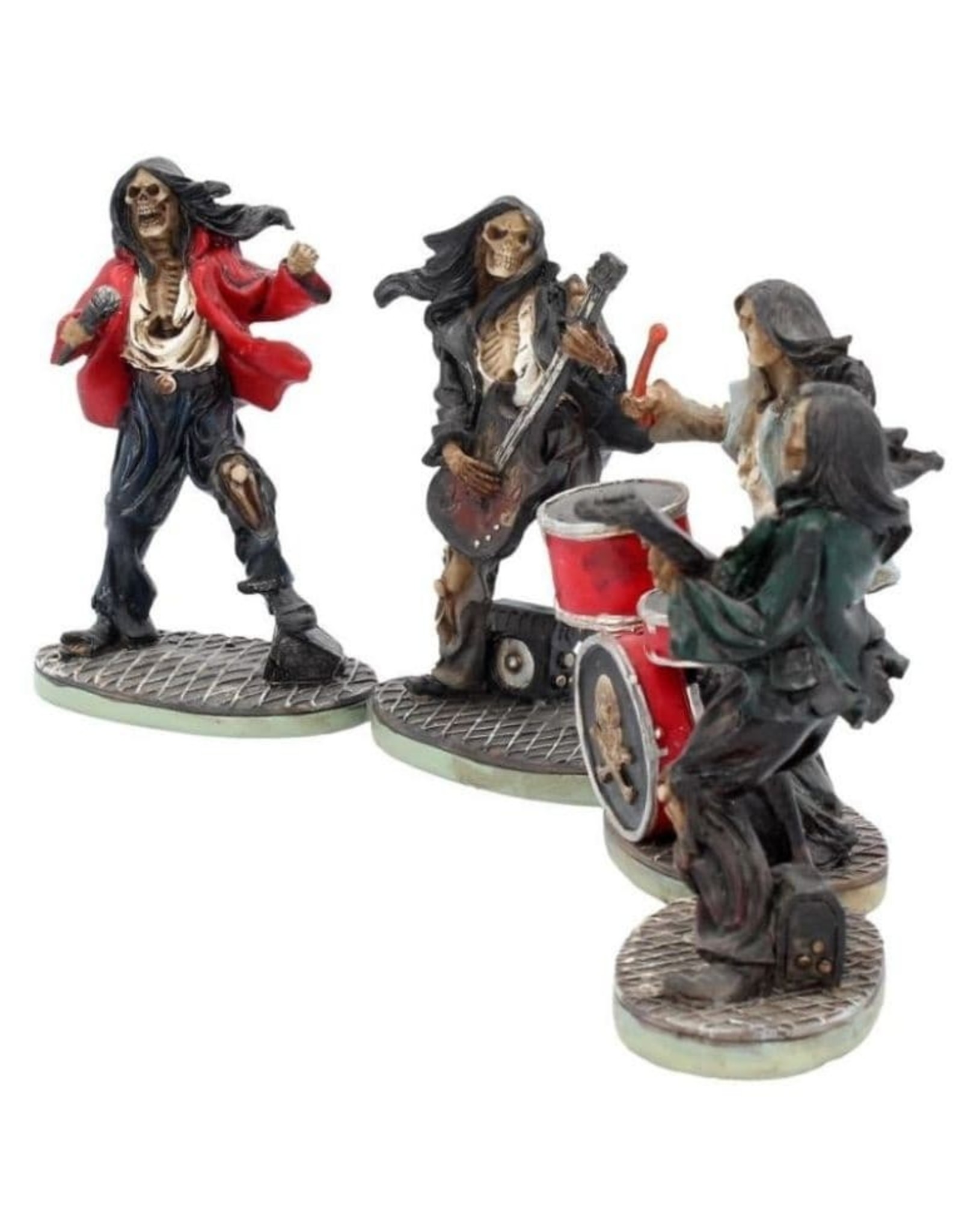 NemesisNow Collectables - One Hell of a Band - Rock band set of 4 figurines Nemesis Now