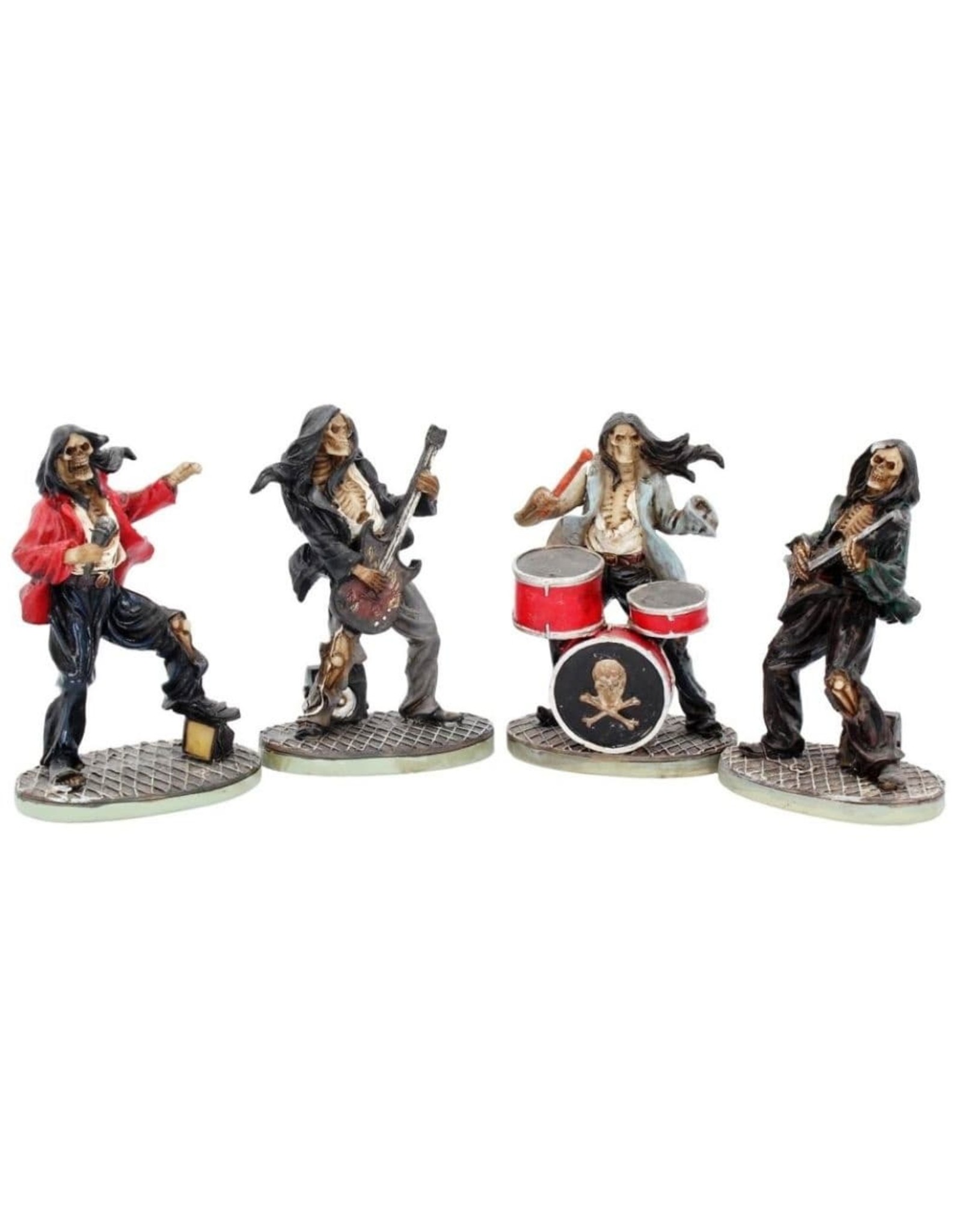 NemesisNow Collectables - One Hell of a Band - Rock band set of 4 figurines Nemesis Now