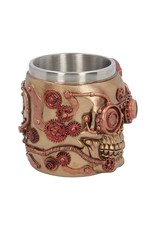 NemesisNow Bekers en kelken - Steampunk Drinkbeker Steaming Skull Nemesis Now