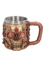 NemesisNow Bekers en kelken - Steampunk Drinkbeker Steaming Skull Nemesis Now