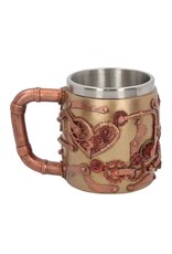 NemesisNow Bekers en kelken - Steampunk Drinkbeker Steaming Skull Nemesis Now