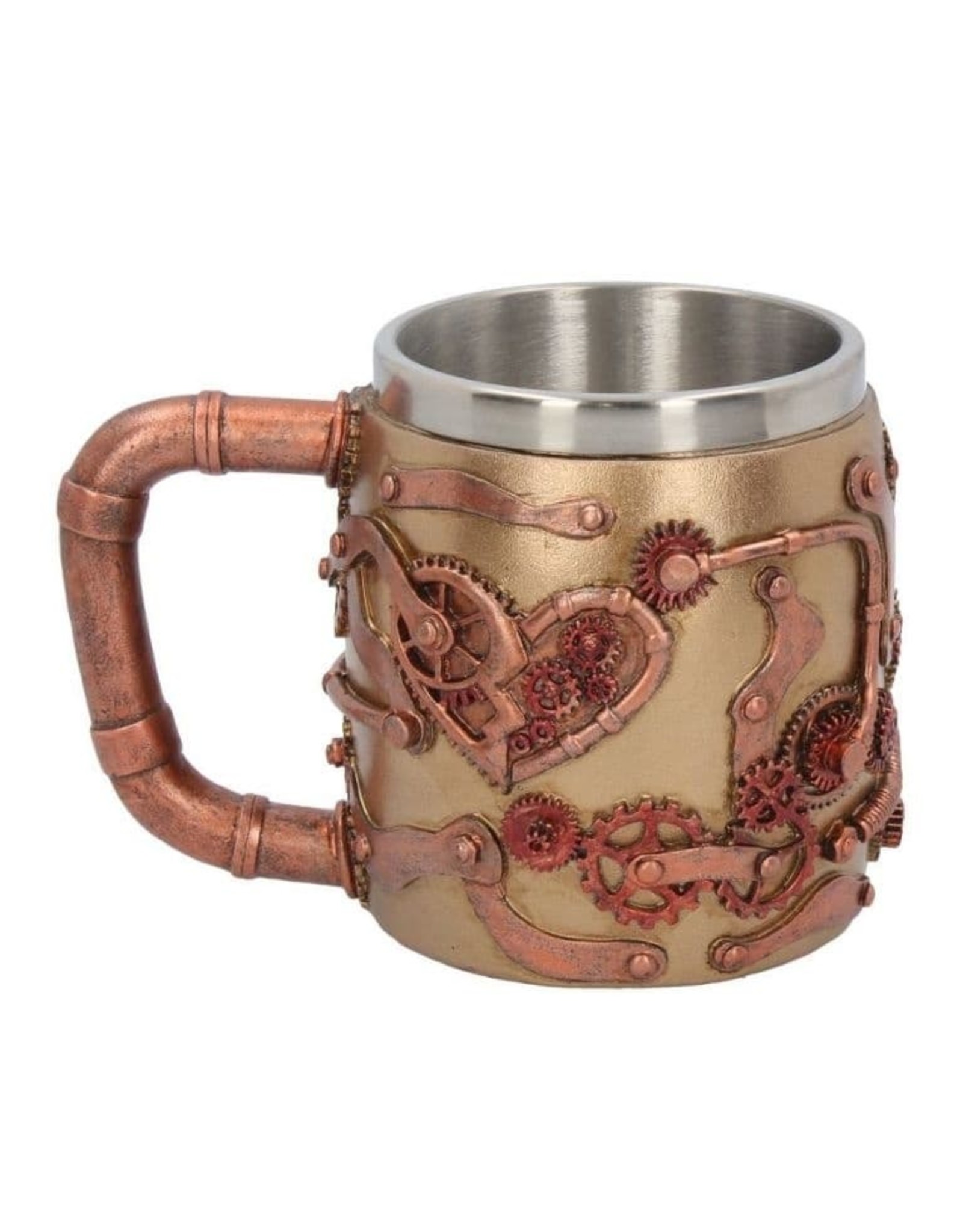 NemesisNow Bekers en kelken - Steampunk Drinkbeker Steaming Skull Nemesis Now