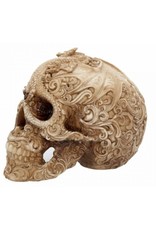 Alator Skulls - Skull with engraved Dragon ornament Cranial Drakos - Nemesis Now