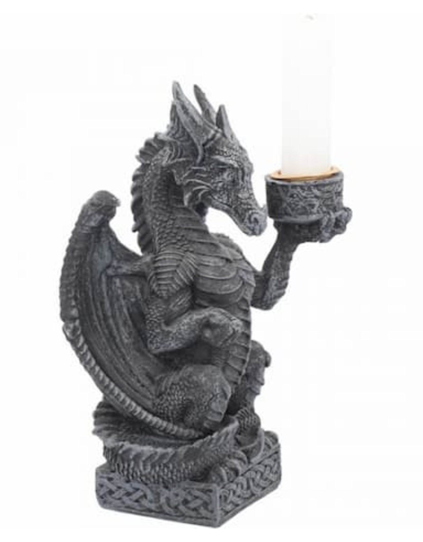 NemesisNow Nice to have -  Light Keeper Dragon Candle Holder - Nemesis Now