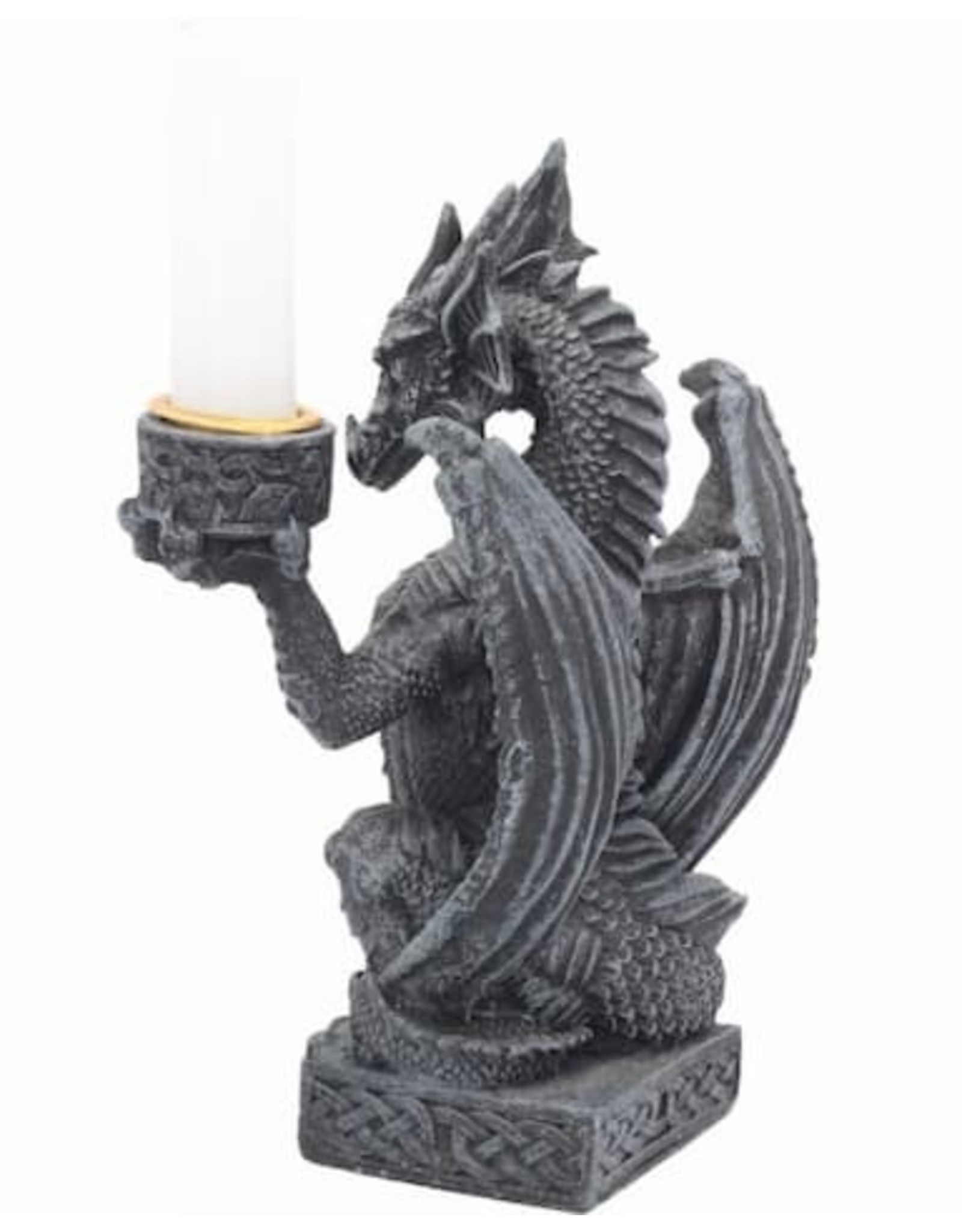 NemesisNow Nice to have -  Light Keeper Dragon Candle Holder - Nemesis Now