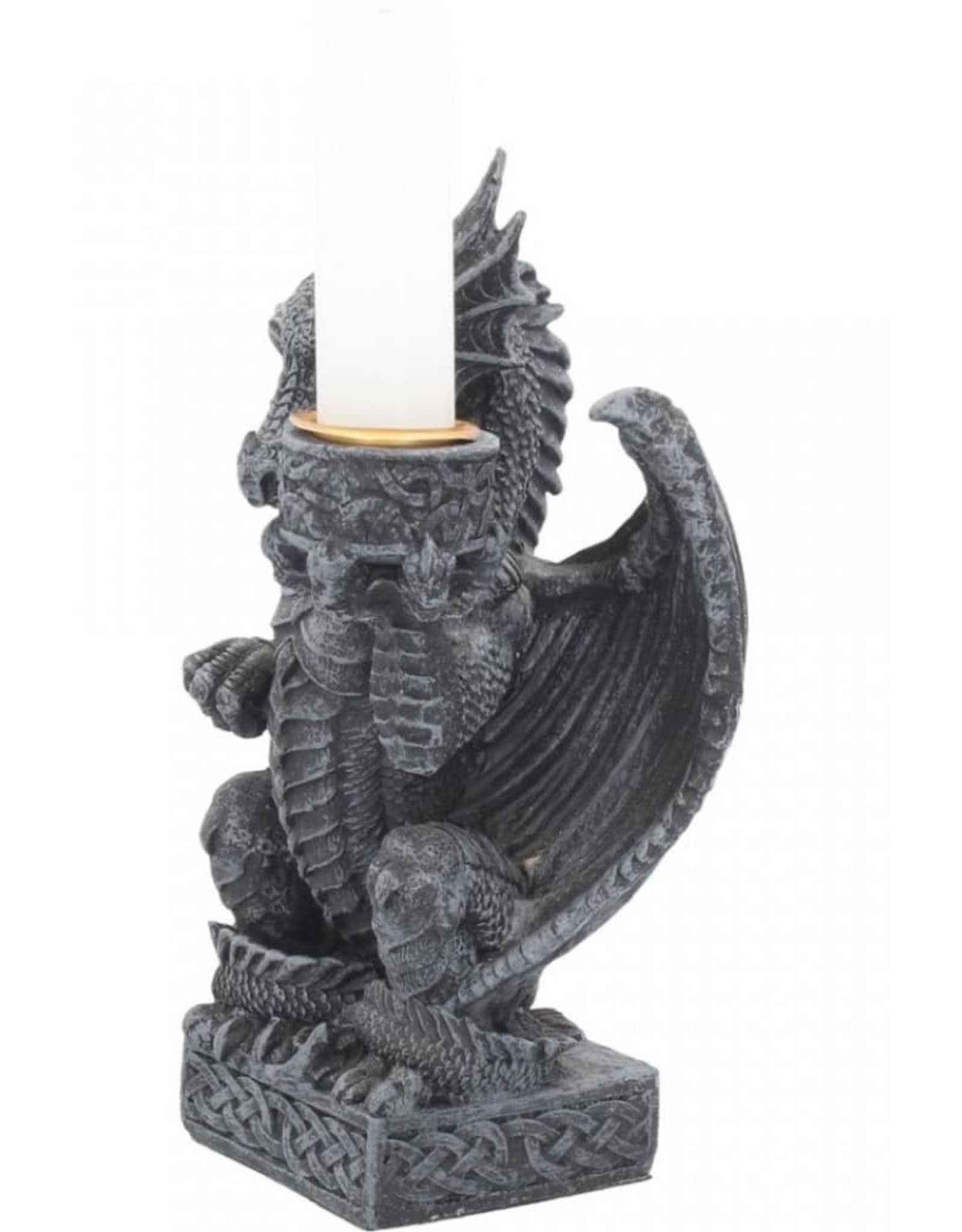 NemesisNow Nice to have -  Light Keeper Dragon Candle Holder - Nemesis Now