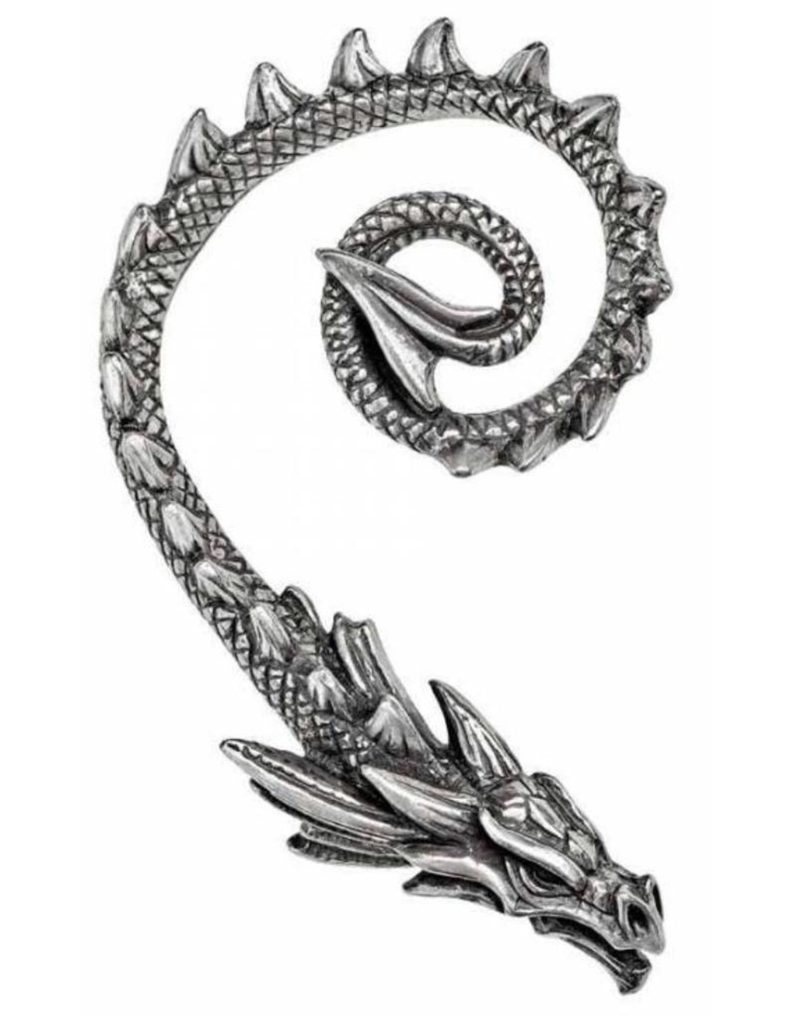 Alchemy Gothic and Steampunk accessories -  Dragon Earwrap Ostrogoth Dragon - Alchemy