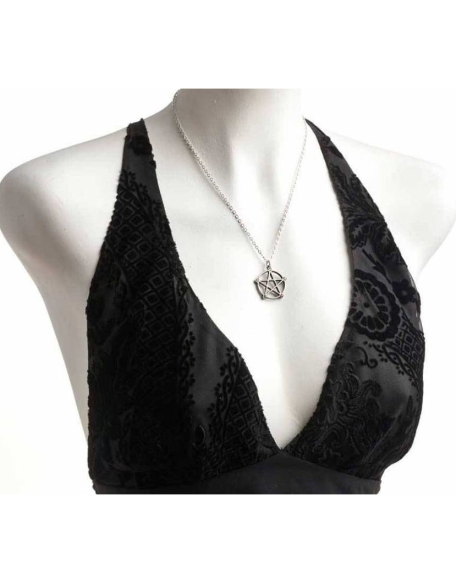 Alchemy Gothic sieraden Steampunk sieraden - Wiccan Elemental Pentacle ketting - Alchemy