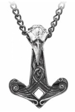 Alchemy Gothic jewellery Steampunk jewellery -  Alchemy RAVEN HAMMER Necklace Celtic