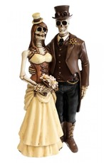 NemesisNow Collectables - Steampunk Skeletten Bruidspaar "I Do" - Nemesis Now