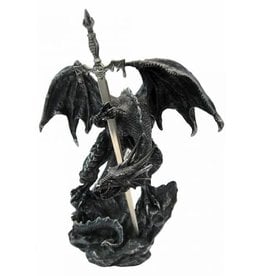 Alator Briefopener Black Dragon Sword Nemesis Now