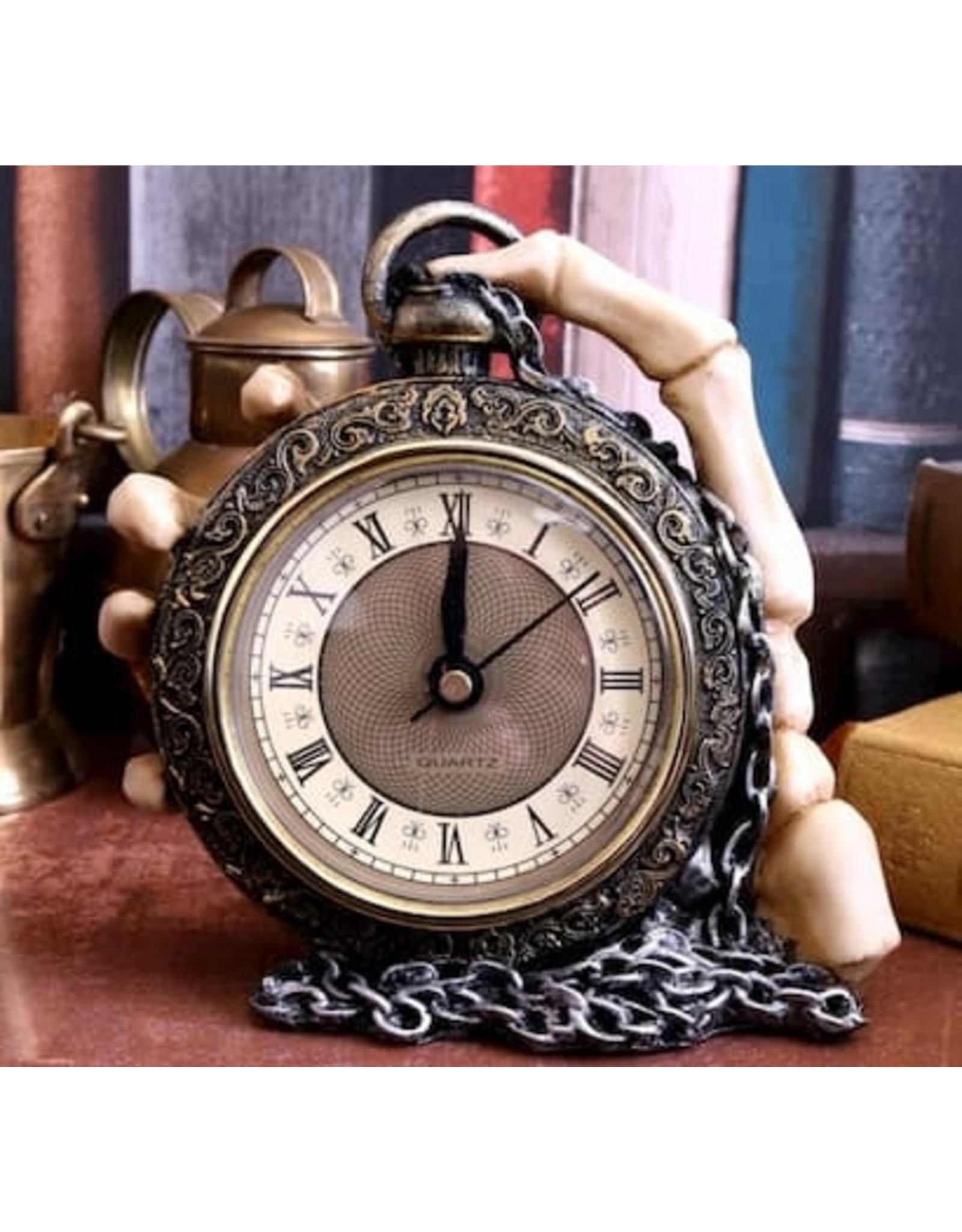 Alator Gothic and Steampunk accessories - Gothic Clock About Time Nemesis Now