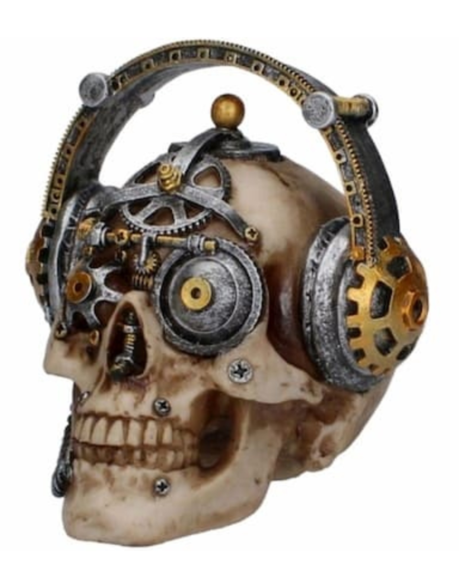 Alator Skulls - Skull with Headphone Techno Talk