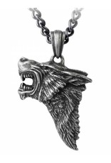 Alchemy Gothic accessories - Dark Wolf pendant and chain Alchemy