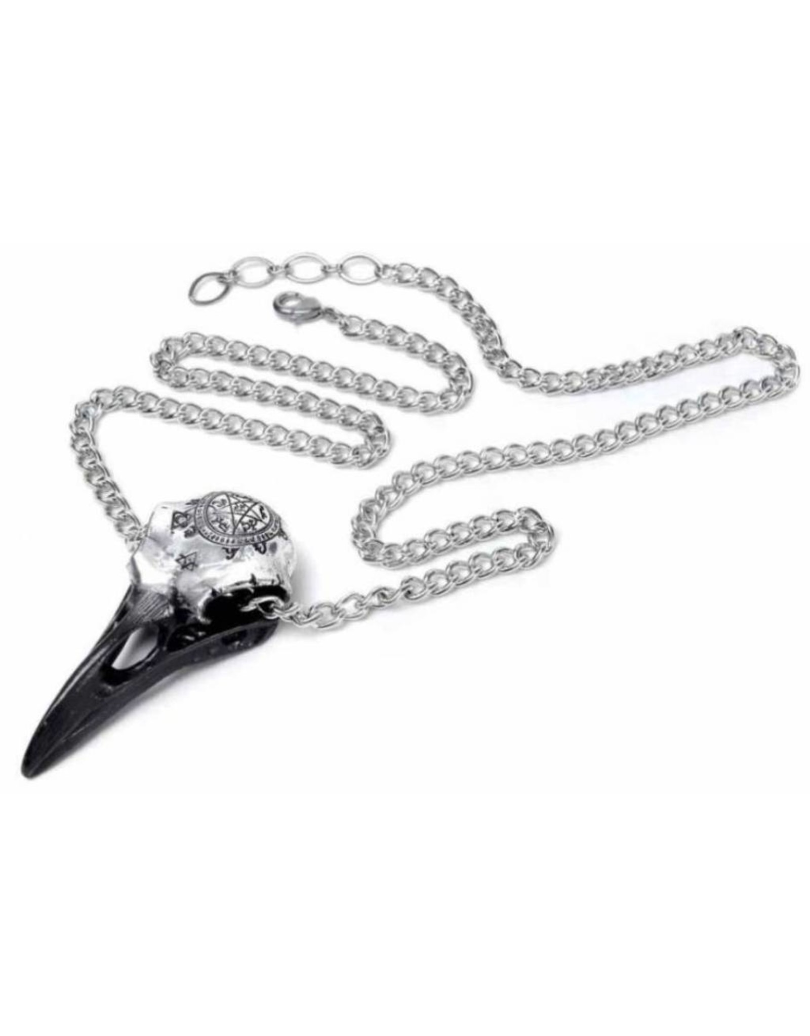 Alchemy Gothic jewellery Steampunk jewellery - Alchemy VOLVAN RAVENSKULL Necklace