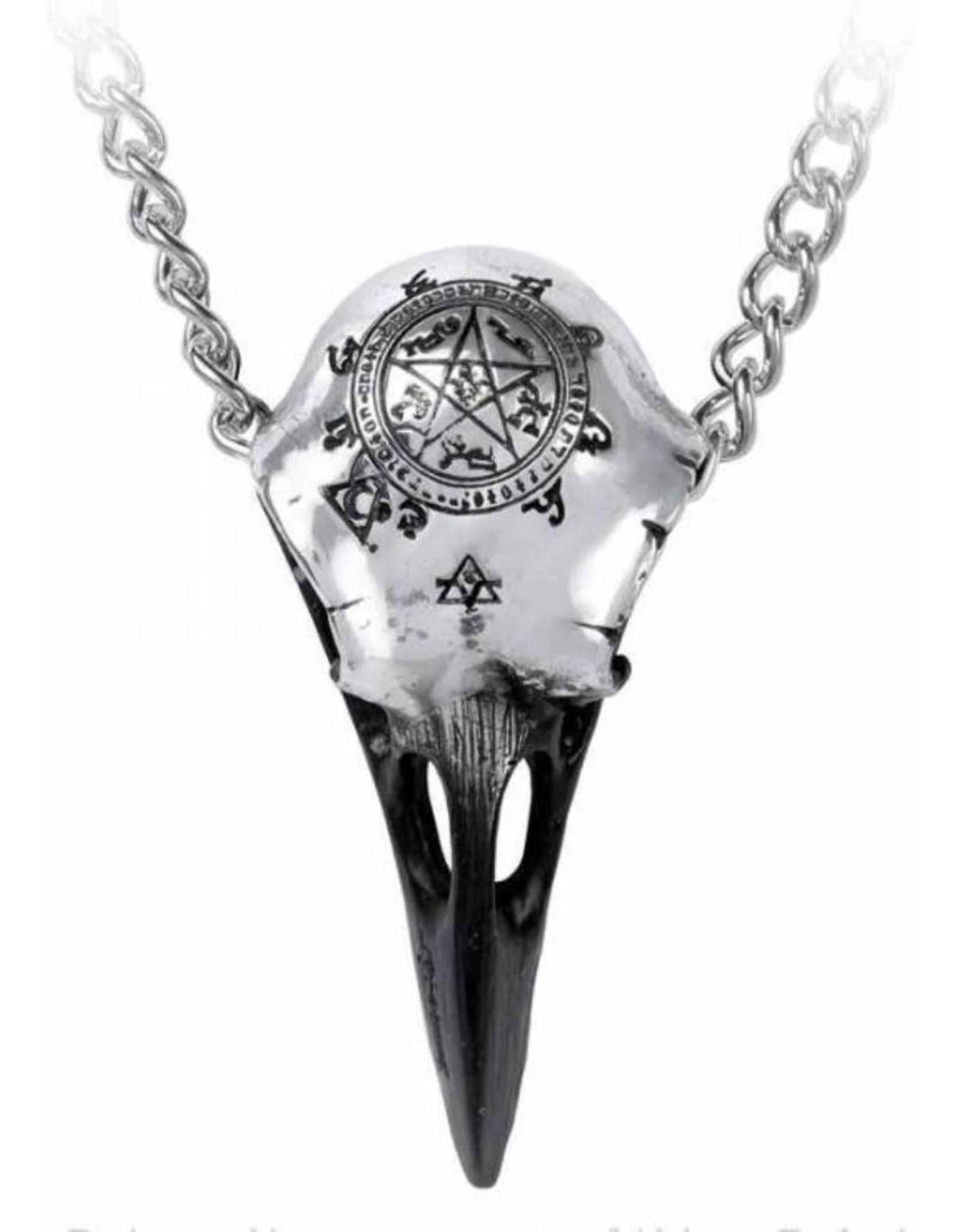 Alchemy Gothic jewellery Steampunk jewellery - Alchemy VOLVAN RAVENSKULL Necklace
