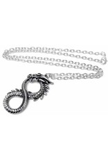 Alchemy Gothic jewellery Steampunk jewellery - Dragon necklace Infinity Dragon - Alchemy