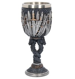 Alator Medieval Sword Dragon Goblet - Nemesis Now