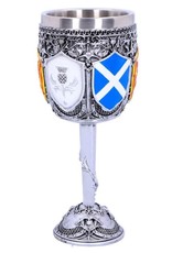 Alator Tankards and Goblets - Goblet of the Brave Scottish Shield - Nemesis Now