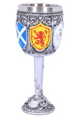 Alator Tankards and Goblets - Goblet of the Brave Scottish Shield - Nemesis Now