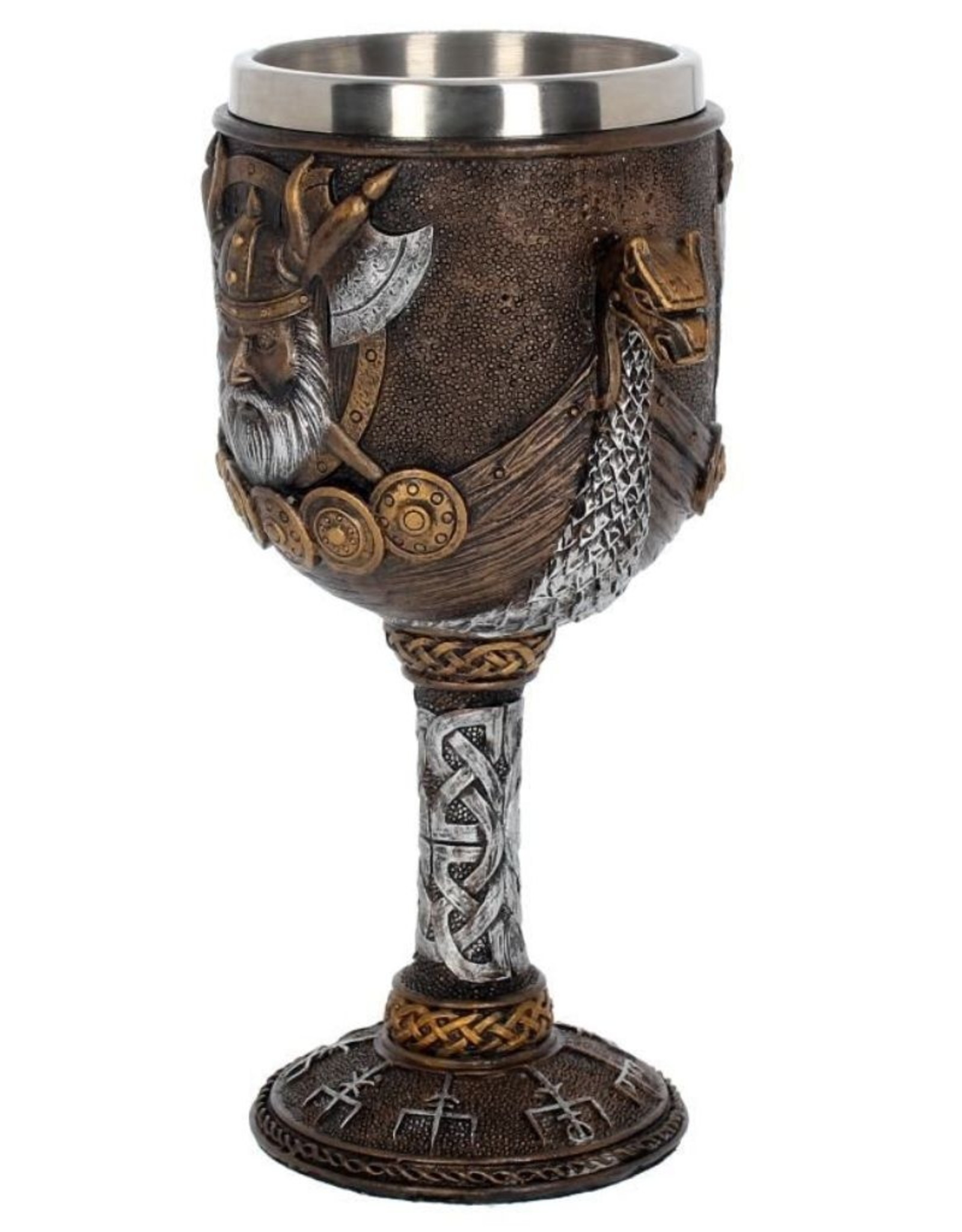 NemesisNow Tankards and Goblets - Valhalla Goblet Viking Dragon Boat - Nemesis Now