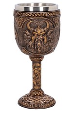 NemesisNow Tankards and Goblets - Odin Norse God of Wisdom and War Goblet - Nemesis Now