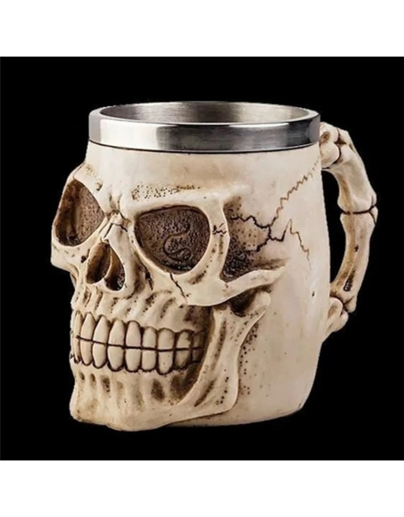 Dark Desire Tankards and mugs - Gothic tankard Skull (natural color)