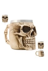 Dark Desire Tankards and mugs - Gothic tankard Skull (natural color)