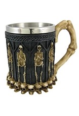 Dark Desire Tankards and Goblets - Gothic tankard with Skeletons