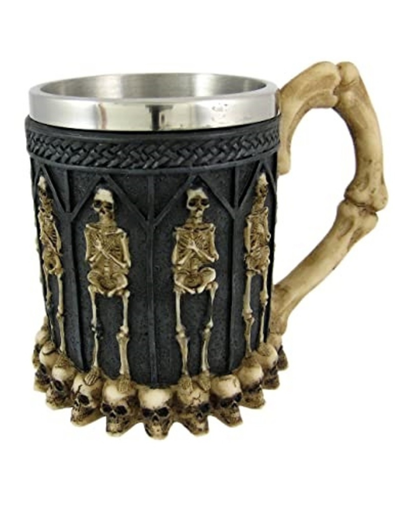 Dark Desire Tankards and Goblets - Gothic tankard with Skeletons