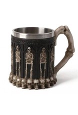 Dark Desire Tankards and Goblets - Gothic tankard with Skeletons