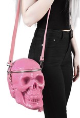 Killstar Gothic tassen Steampunk tassen -  KillStar Grave Digger schedel handtas (Bubblegum)