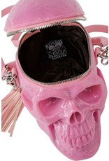 Killstar Gothic bags Steampunk bags - KillStar Grave Digger Skull handbag (Bubblegum)