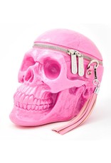 Killstar Gothic tassen Steampunk tassen -  KillStar Grave Digger schedel handtas (Bubblegum)