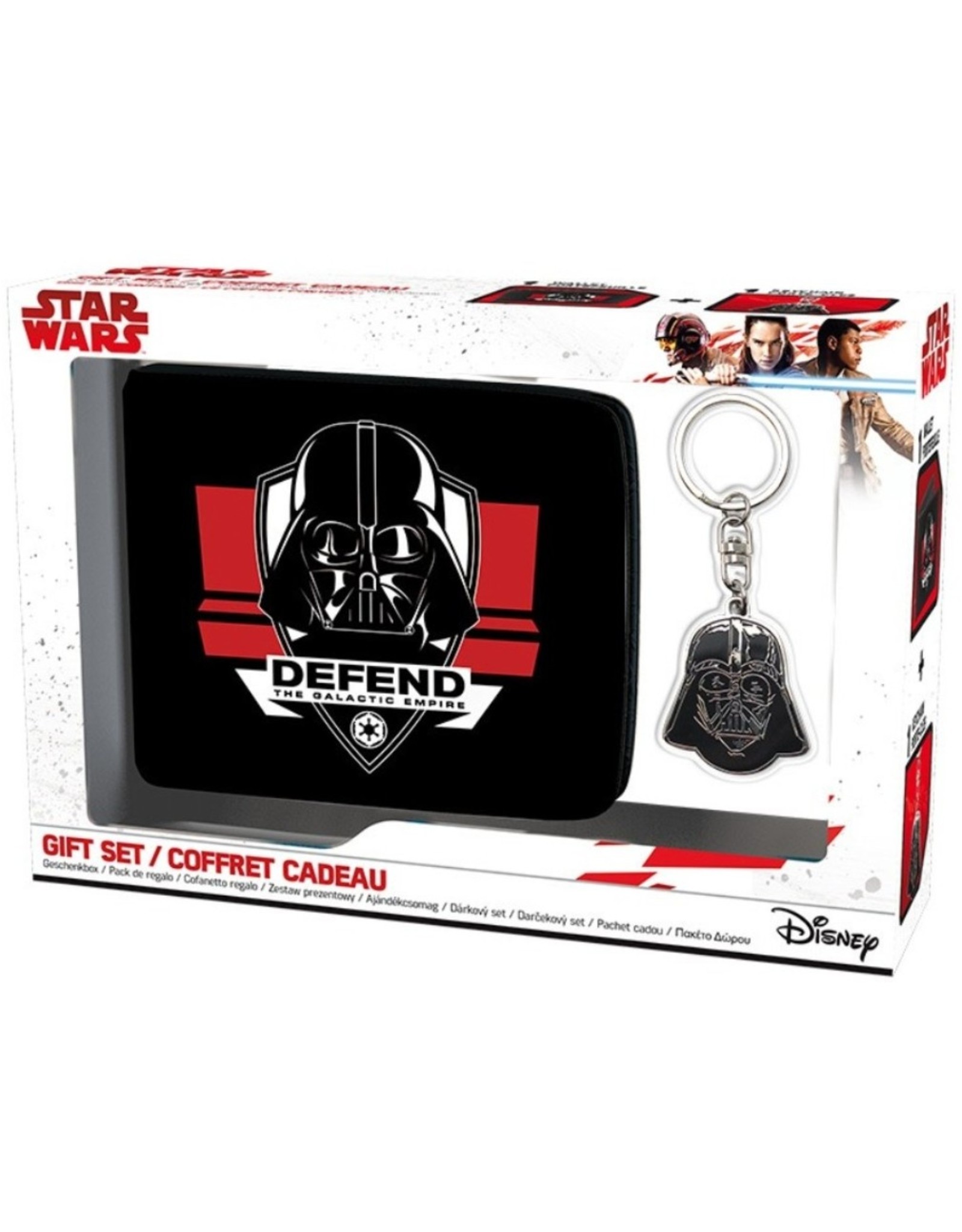 Star Wars Merchandise portemonnees -  Star Wars Darth Vader portemonnee + sleutelhanger