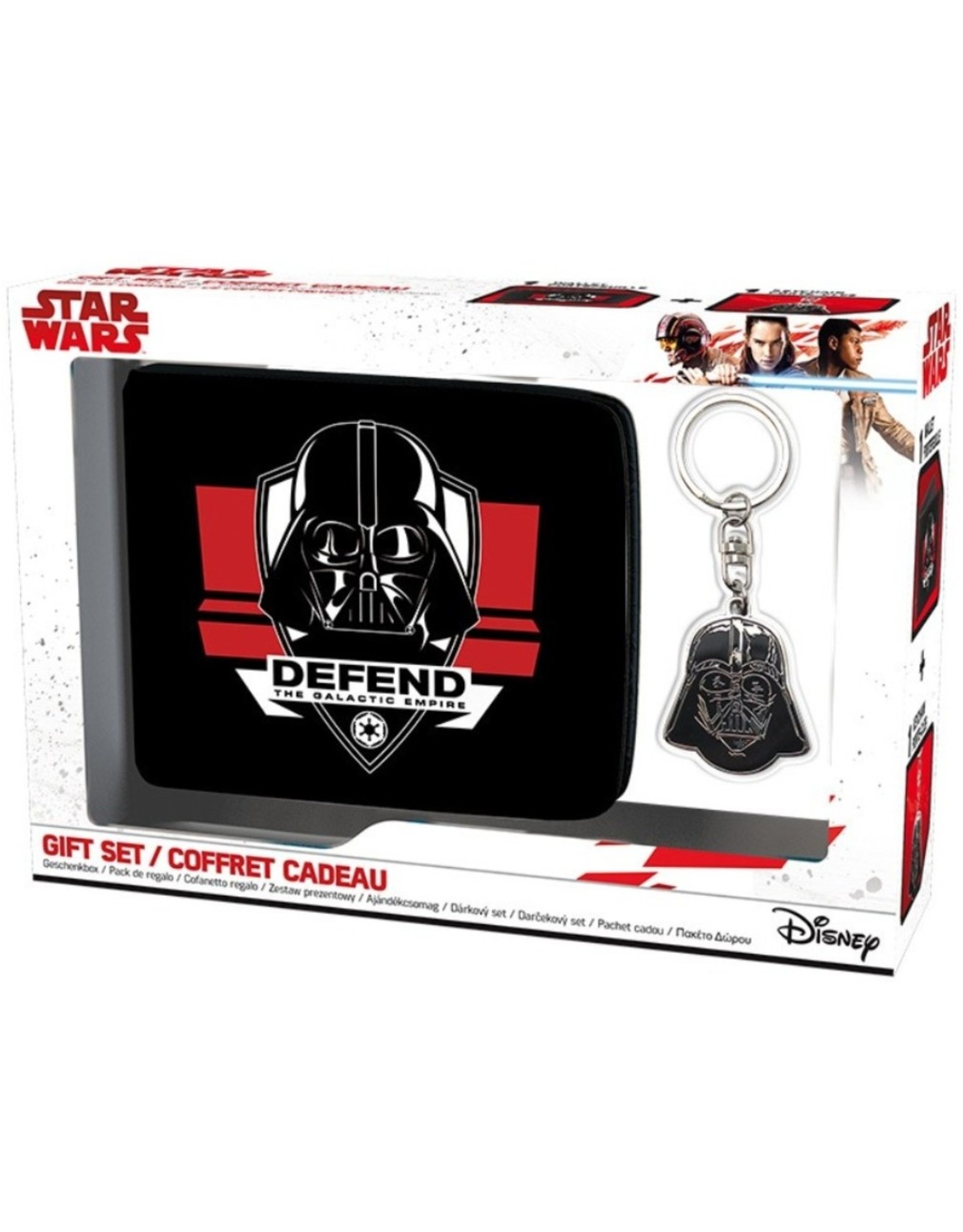 Star Wars Merchandise wallets - Star Wars Darth Vader wallet + keyring