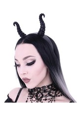 Restyle Gothic en Steampunk accessoires - Maleficent Hoorns Gothic en Fantasy haarband