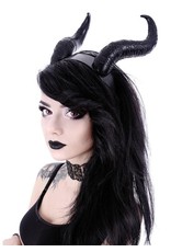 Restyle Gothic and Steampunk accessories - Long Horns Fantasy headband