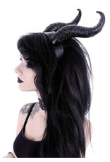 Restyle Gothic and Steampunk accessories - Long Horns Fantasy headband