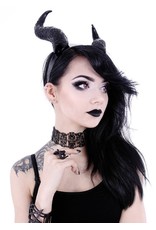 Restyle Gothic and Steampunk accessories - Long Horns Fantasy headband