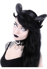 Restyle Gothic and Steampunk accessories - Ram Horns Gothic and Fantasy headband Sinister