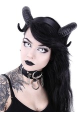 Restyle Gothic and Steampunk accessories - Ram Horns Gothic and Fantasy headband Sinister