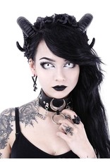 Restyle Gothic and Steampunk accessories - Ram Horns Sinister and Roses headband