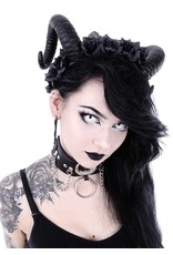 Restyle Gothic and Steampunk accessories - Ram Horns Sinister and Roses headband