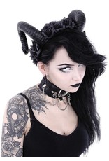 Restyle Gothic and Steampunk accessories - Ram Horns Sinister and Roses headband