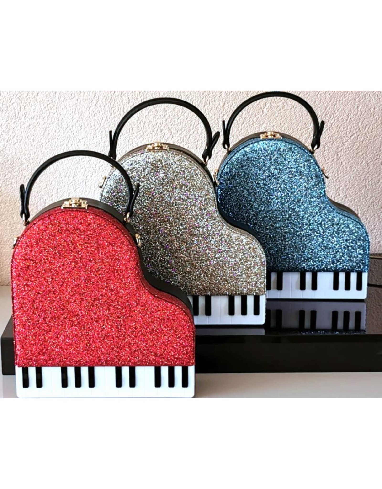 Magic Bags Fantasy tassen en portemonnees - Handtas Grand Piano (rood)