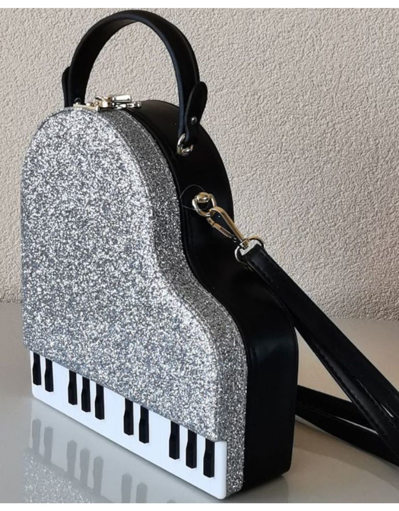 Magic Bags Fantasy tassen en portemonnees - Handtas Grand Piano (zilver)