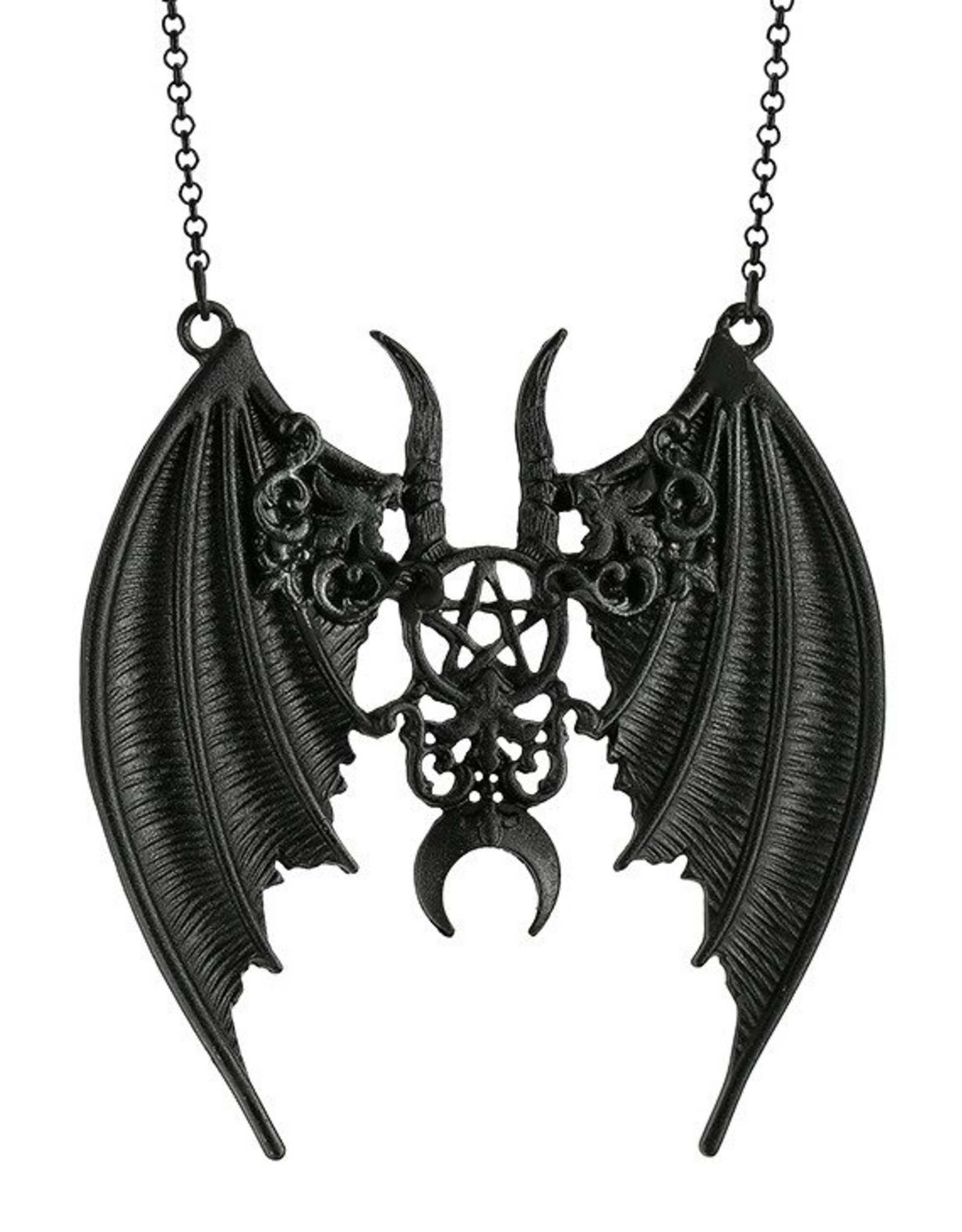 Restyle Gothic jewellery Steampunk jewellery -  Gothic Necklace Maleficent  (black) - Restyle