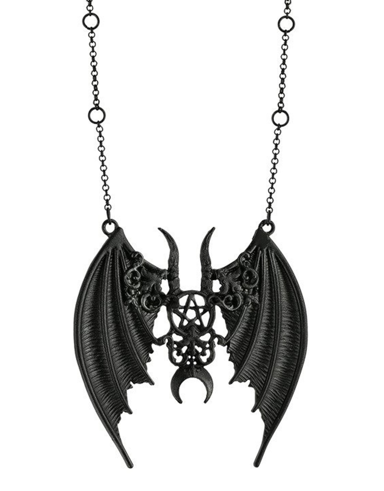 Restyle Gothic jewellery Steampunk jewellery -  Gothic Necklace Maleficent  (black) - Restyle